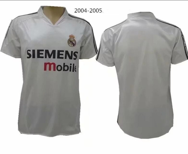 TOP 2004/05 Gerald retro jersey Alonso D.Cisse football uniform 2004/2005 Barros Louis Garcia retro jersey 2006 Real Madrid Beckham football