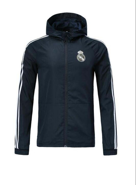 The latest top Real Madrid windbreaker suit 18/19 Juventus Bayern jacket set 2019 PSG Brazil Argentina casual wear