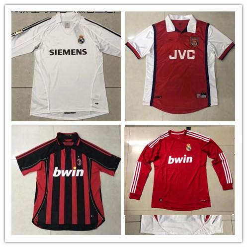 Top Real Madrid Vintage Edition 2006 2012 Beckham RONALDO Jersey RASHFORD lukaku MARTIAL Sweatshirt