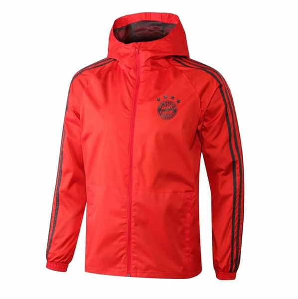 New top 2019 MULLER Bayern Munich football jacket 18/19 ROBBEN home red football suit JAMES LEWANDOWSKI football uniform