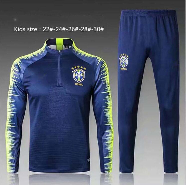 Real Madrid children's football training suit 2019 PARIS football suit set 18 19 chandal CITY football sportswear RONALDO MBAPPE sports tra