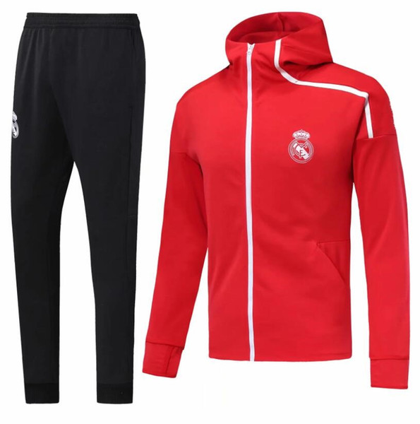 New top Real Madrid sports hoodie jacket 2019 MODRIC BALE KROOS sports jacket ISCO BENZEMA sportswear