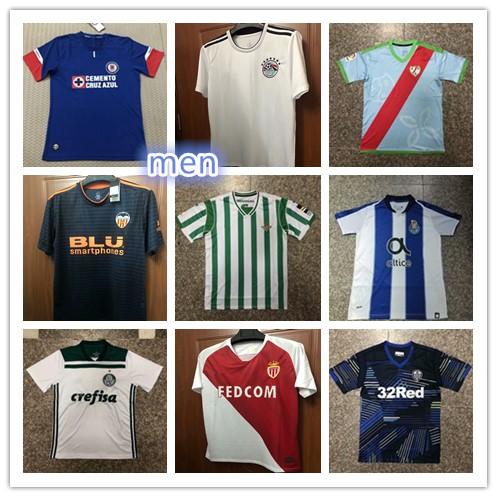 Top 2018 2019 LIGA MX Club USA CHIVAS Guadalajara UNAM TIGRES UANL Jersey de Cuervos Monterrey 18 19 Lyon Chivas Monaco Football Shirt