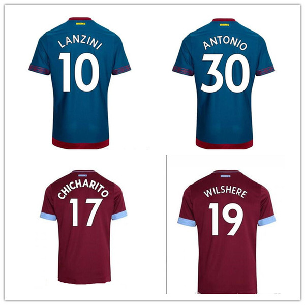 2019 CHICHARITO United Soccer Jersey 2019 ZABALETA KOUYATE CARROLL LANZINI PAYET NOBLE J.MARIO Home away jersey