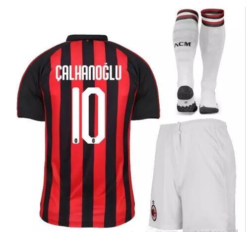 2018 top SUSO BONAENTURA ABATE jersey HIGUAIN CALHANOGLU Cutrone jersey KALINIC ROMAGNOLI ROMAGNOLI C.ZAPATA football shirt
