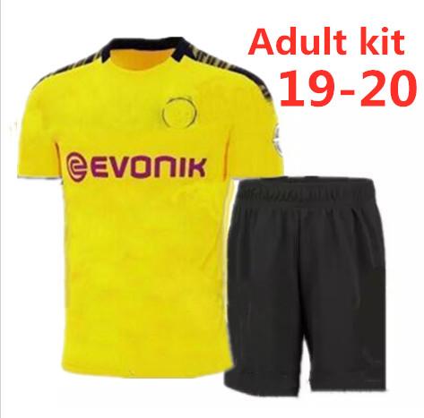 2019 2020 New Borussia Dortmund soccer jerseys 19/20 Adult kit SANCHO GOTZE KAGAWA PULISIC REUS WITSEL Dort football shirt uniform