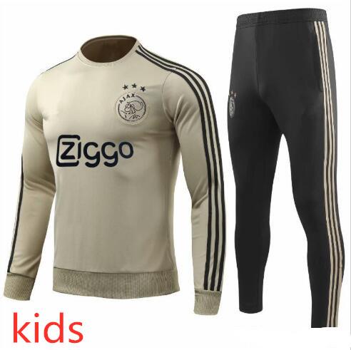 KIDS ajax survetement football tracksuits 2018-19 child TADIC ZIYECH DOLBERG Long pants wear ajax kids training suit jacket kit