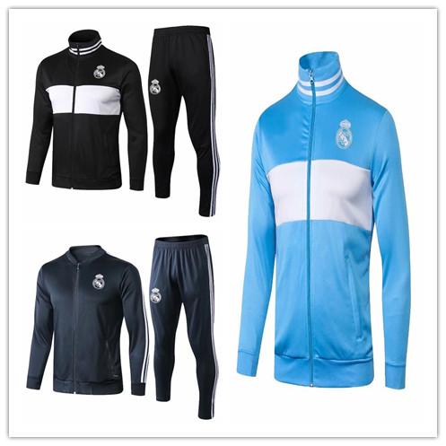 18-19 Real Madrid soccer jacket tracksuit 18/19 ASENSIO MODRIC de foot BALE RAMOS ISCO MARCELO KROOS Tops Coat Men Zipper jackets sportswea