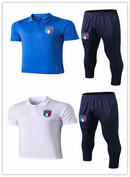 New Italy football shirt 2019 INSIGNE soccer jersey polo shirt kits chandal CANDREVA CHIELLINI EL SHAARAWY BONUCCI football shirt