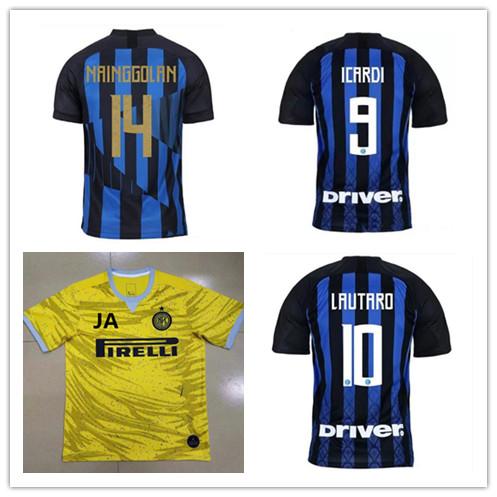 New ICARDI LAUTARO Martinez soccer jersey 2018 2019 PERISIC NAINGGOLAN POLITANO EDER AMBROSIO jersey 18 19 football shirt