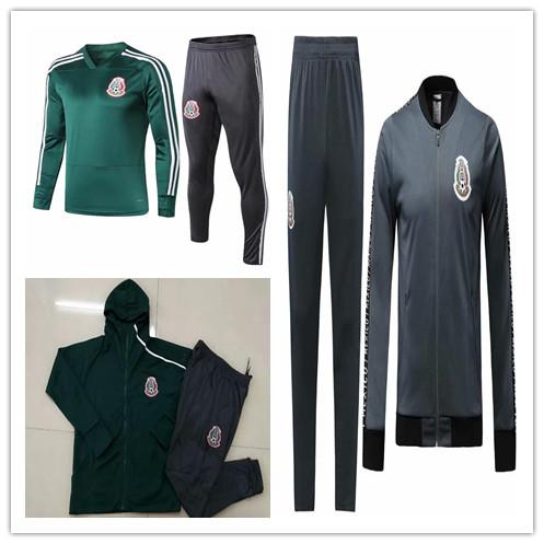 18/19 Mexico jacket hoodie training kit 2019 CHILHARITO A.GUARDADO H.LOZANO G.DOS SANTOS football jacket training suit soccer jacket kit