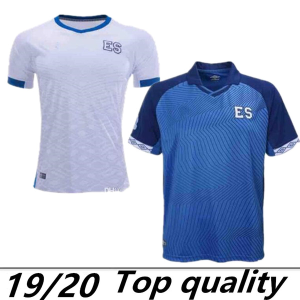 2019 2020 top thai El Salvador home away PJANIC Soccer Jersey 19 20 Federación Salvadoreña de Fútbol black white Soccer Shirt customized