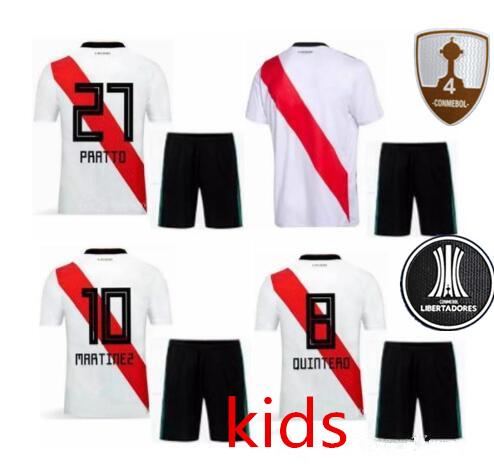 2018 TOp River Plate KIDS youths 2018-2019 Home Soccer Jersey Shirt Camisa Martinez childs River Plate vs Boca Juniors Goals Highligh PRATTO