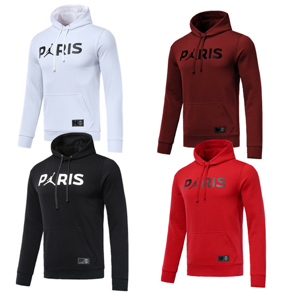 18 19 Champions League Paris Jordam Hooded tracksuit 2018-19 Paris Sweatshirt PSG MBAPPE CAVANI soccer jackets training suit maillot de foot