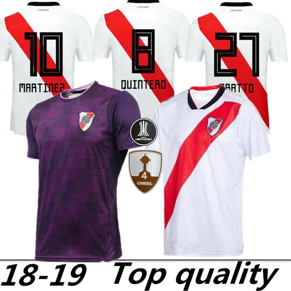 River Plate Soccer Jersey MARTINEZ Football uniform 2018 2019 home away FERNANDEZ PEREZ PONZIO MAYADA QUINTERO ZUCULINI maillot de foot