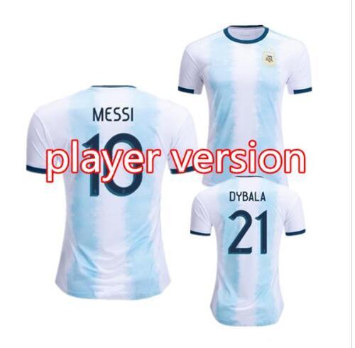 Player Version 2019 argentina jersey cop america 19 20 argentina football shirt MESSI Camiseta de futbol DYBALA DI MARIA BIGLIA AGUERO