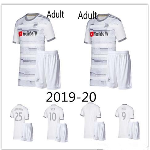 Adult kits 2019-20 LAFC Soccer Jersey 2019 Los Angeles FC youth Carlos VELA GABER ROSSI Football jerseys set child Shirt