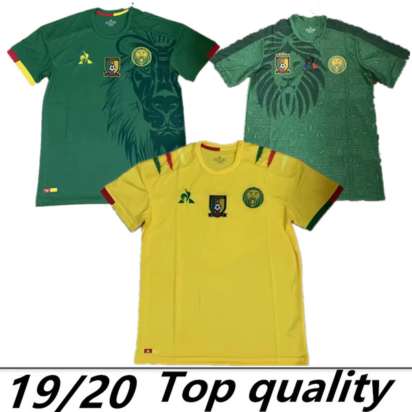 Cameroon Soccer Jerseys 2019 African Cup Cameroon national football team Eric Maxim Pierre Kunde Malong Andre Zambo Anguissa football shirt