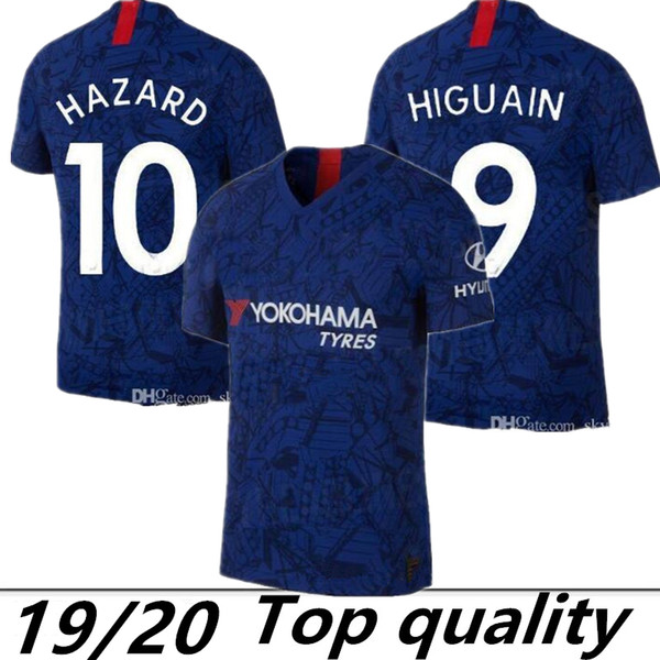 KANTE #7 soccer jersey 2019 20 HAZARD #10 Squad Training Shirt JORGINHO #5 MORATA WILLIAN #22 GIROUD #18 PEDRO HIGUAIN #9 football shirt