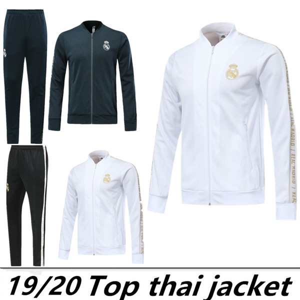 2019 Real madrid soccer Tracksuit Jogging jacket 19 20 New BALE Benzema ASENSIO ISCO MODRIC Sergio Ramos Football training suit