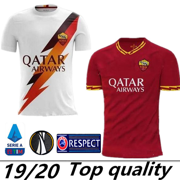 Thailand AS maillot roma soccer jersey DZEKO PASTORE rome 2019 2020 TOTTI jerseys 19 20 football shirt uniforms DE ROSSI away Third