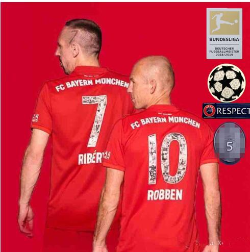 Special Font with RIBERY ROBBEN Bayern 2019 Soccer Jerseys 19/20 Bayern Munich Popular Football Shirts Customized On Sale Drop shipping