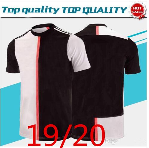 2019 Brand New #7 RONALDO Home Match Soccer Jersey 19/20 #10 DYBALA #17 MANDZUKIC #18 KEAN Game Shirt Short sleeve Football uniform On Sale