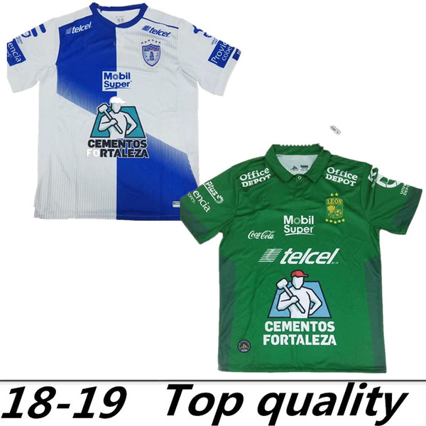 Thai version 1819 Mexican pachuca football jersey 2018 Leon home men's football fan edition short-sleeved shirt