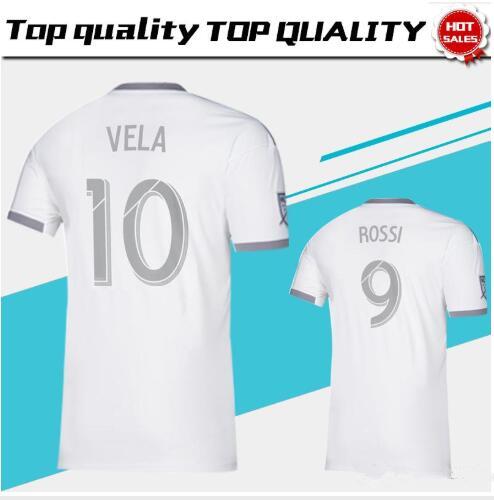 MLS 2019 Los Angeles FC away white Soccer Jersey 2019 Los Angeles FC LAFC Soccer Shirt Customized # 10 VELA football uniform Sales