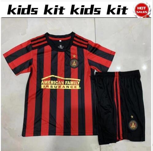 2019 Kids Kit MLS Atlanta United home Football Jerseys 2019/20 home black #7 MARTINEZ Boy Soccer Jerseys Child Soccer Shirts+pants