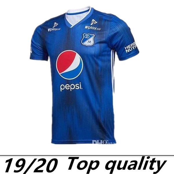 2019 2020 Millonarios Soccer Jerseys Futbol Club Colombia Football Shirt 19/20 Colombia Millonarios home men Shirts fast shipping