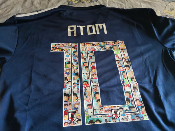 2019-20 Atom Japan Home Blue Soccer Jersey Shirts Atom Japan Home Blue Soccer Jersey Shirts ,18-19 Thai Quality Captain Tsubasa 10 Kagawa