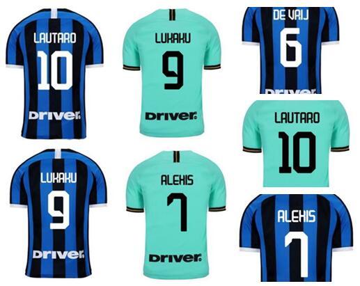 Customized 19-20 9 lukaku 7 ALEXIS Soccer Jerseys Shirt menS 77 Brozovic 8 Vecino 10 Lautaro 14 Nainggolan 12 SENSI Football Soccer WEAR