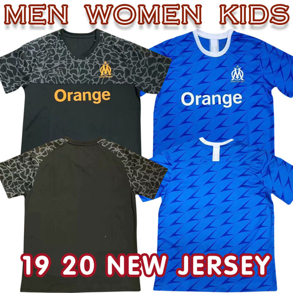 soccer jerseys 2019 voetbal pakjes Marseille away man second away man france jersey soccer football jerseys soccer jerseys kids T Shirt Men