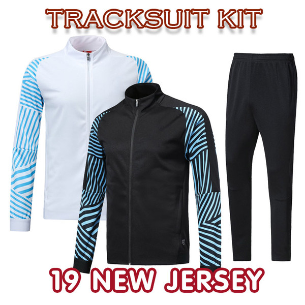 2019 Top Quality MarrseilleTeam Soccer Sets Wear Jacket Tracksuit kits home away third Sports & Outdoors Athletic & Outdoor Apparel