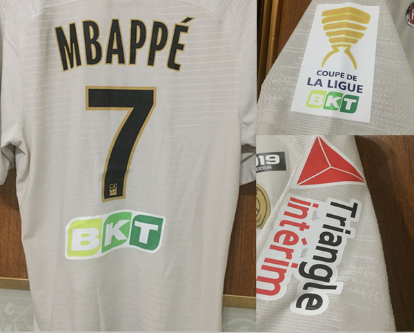 2019 Coupe De La Ligue Jersey Mbappe Player Version Soccer Jersey Shirt Can Customize Any Name Number Jersey