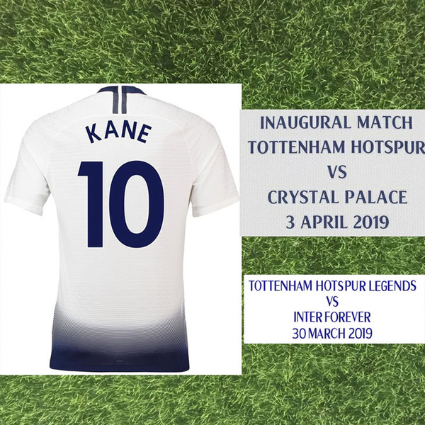 2019 INAUGURAL MATCH KANE SON Jersey Match Worn Player Issue Legends Klinsmann Keane van der Vaart Soccer Shirt