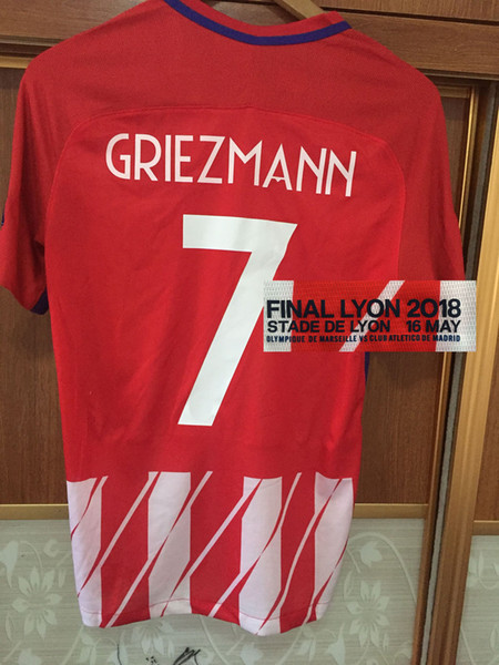 Final Lyon 2018 Match Worn Player Issue Griezmann F.Torres With Final Match Details Jersey