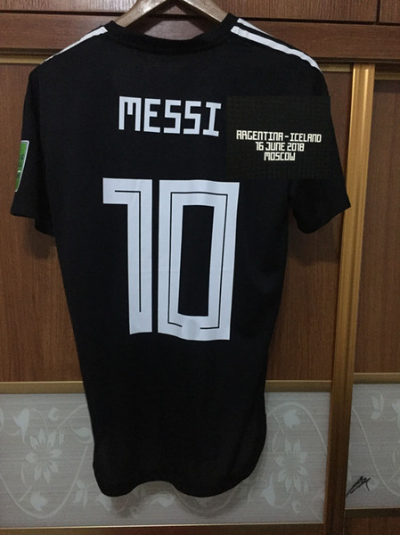 2018 Argentina Match Worn Player Issue Messi Kun Aguero Dybala With Vs Iceland Match Details Can Custom Any Player Any Name Any Number