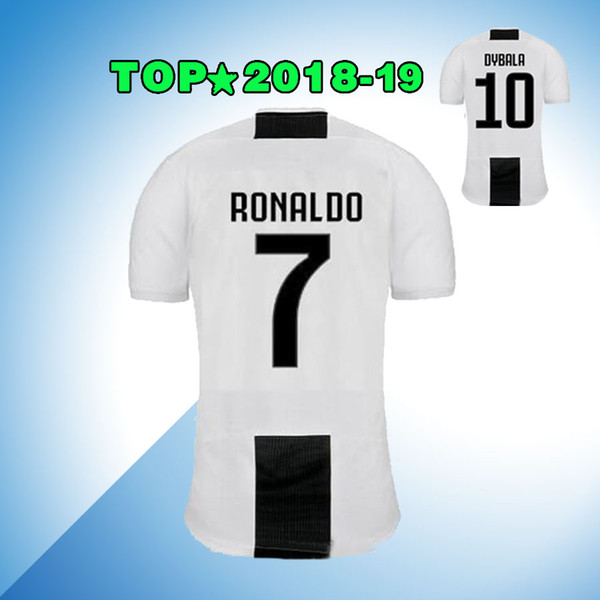 2018 2019 DYBALA ronaldo soccer jersey 18 19 juvENtUS HIGUAIN BUFFON D. Costa MANDZUKIC football shirt Camiseta de futbol size S-2XL