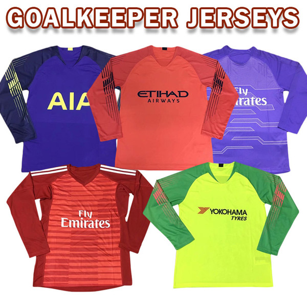 All GoalKeeper Galie Jersey Soccer Jersey Real Madrid Munich United England Clubs Football Shirt Uniform Men Long Sleeves