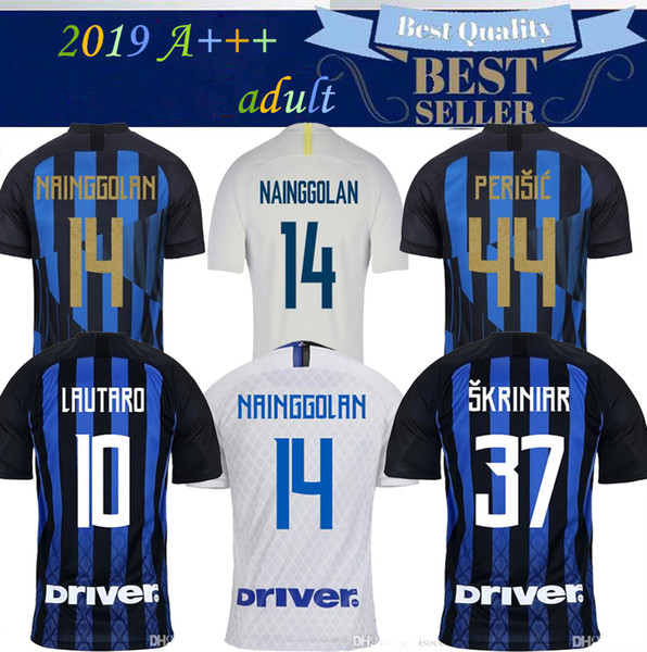 18 19 Inter soccer jersey LAUTARO ICARDI PERISIC NAINGGOLAN milan football shirt inter 20 anniversary 2018 2019 POLITANO maillot de foot