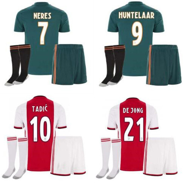 2019 2020 ajax adult FC Soccer Jerseys home kits 19/20 Customized #7 NERES # 10 TADIC #4 DE LIGT #22 ZIYECH Football Shirt