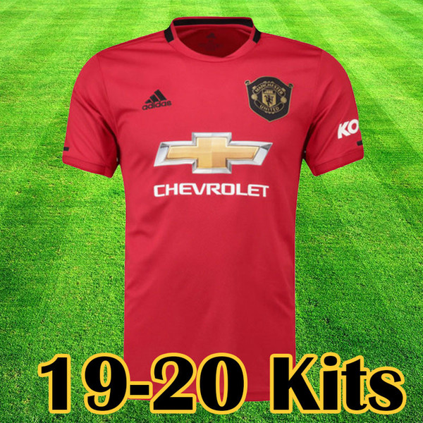 Manchester 2019 2020 LUKAKU MARTIAL POGBA Pink united Soccer Jersey RASHFORD Kids jerseys Man kit Football Shirt 19 20 Utd Tops equipment