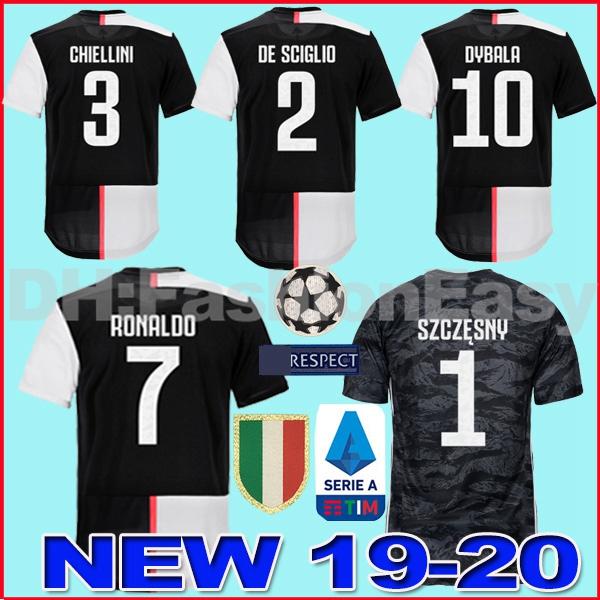 NEW Juventus soccer jersey adult football shirt 2019 2020 RONALDO 18 19 20 uniforms champions Bernardeschi DYBALA JUVE goalkeeper shirt