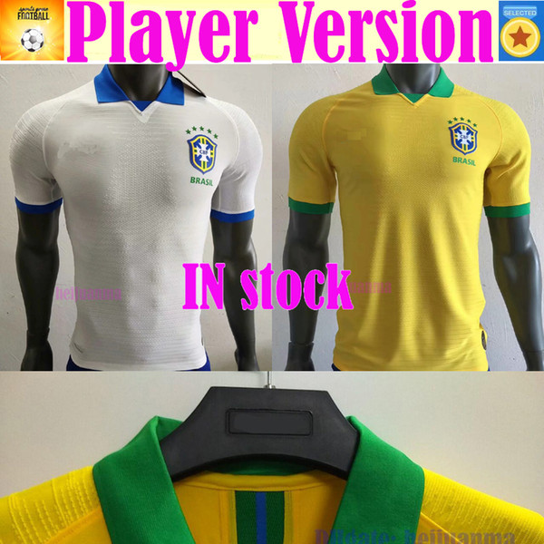 2020 player version Brazil soccer jersey home away Marcelo PELE OSCAR D.COSTA DAVID LUIZ top quality football soccer shirt