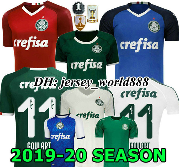 Top Thai quality 19 20 Palmeiras SOCCER JERSEY HOME GREEN DUDO G.JESUS JEAN ALECSANDRO Palmeiras Away ALLIONE CLEITON XAVIER football SHIRTS