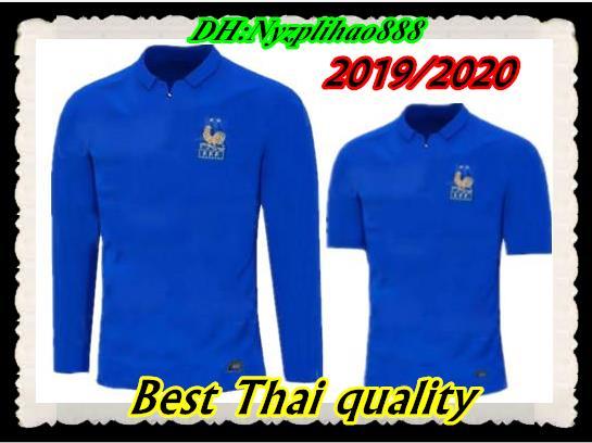 France 1919/2019 Special Edition Centenary soccer jersey HENRY long sleeve 19 20 mbappe GIROUD kante maillot de foot ZIDANE football shirts