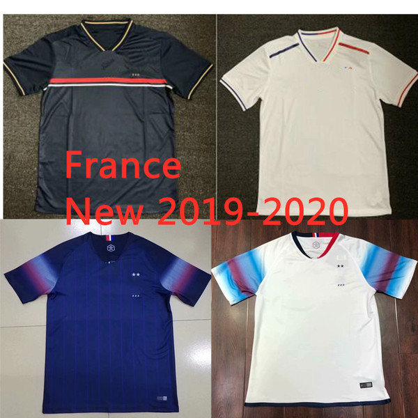 Top Quality New france 2019 2020 two stars Soccer Jerseys Champion patch Maillot de Foot 19/20 french equipe de shirts two etoiles