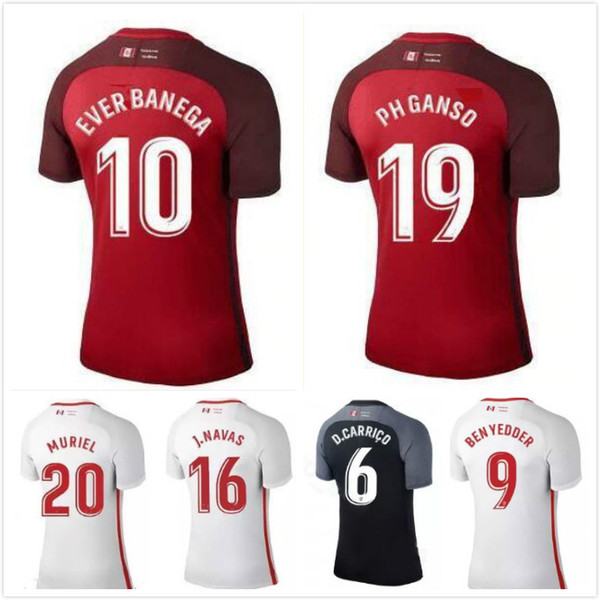 Sevilla Football Shirt Soccer Jersey Football uniform 2019 home away third EVER BANEGA BEN YEDDER GEIS J.NAVAS YEDDER CORREA MURIEL